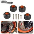 4Pcs Motorcycle Front&Rear Fork Wheels Frame Slider Crash Protector For KTM Duke RC 125 200 390. 