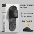 Foldable Portable Men's Slippers Hotel Travel Sandals Home Slippers Non-Slip Bathing Men Women Unisex Quick-Drying Slippers. 