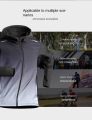 Running jacket for men, autumn quick drying sports windbreaker, fitness top, professional morning running training suit with fle. 