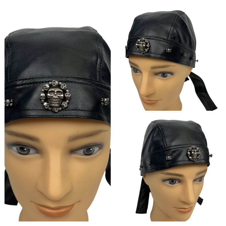 Black%20Leather%20Skull%20Bandana%20Motorcycle%20Helmet%20%E2%80%93%20Edgy%20Halloween%20%20for%20Urban%20Biker%20Cosplay%20-%20Image%204