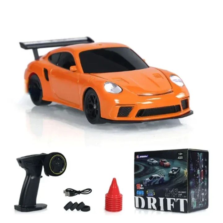 2.4G RC Drift Car 1/43 4WD Remote Control Car High Speed Four Wheel Drive Radio Controlled Mini Racing Car Model Boy Toy