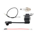 MS180 Ignition Coil & Spark Plug for Stihl MS170 MS170C MS180 MS180C 017 018 Chainsaw #0000 400 7000#1110 400 7005#1130 400 1302. 