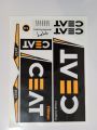 New 3D 2023 CEAT Edition Black Cricket Bat Sticker For Professional Players. 