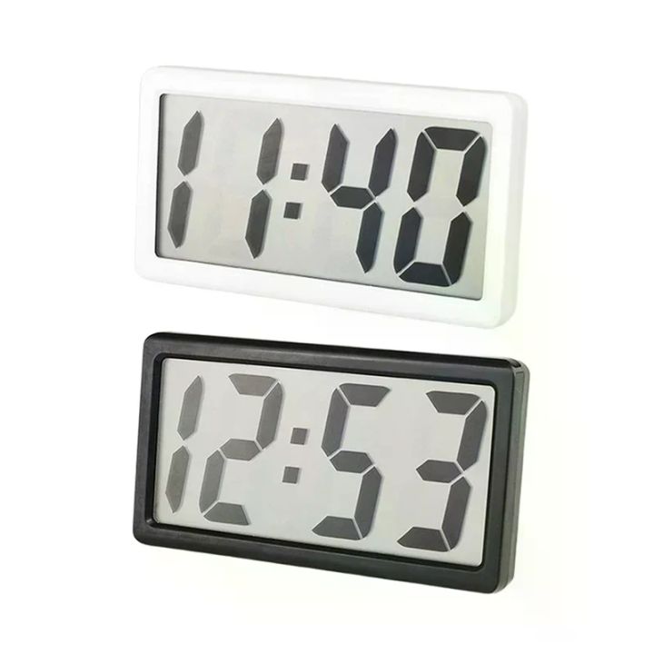 12 Hour Display Mini Battery Powered Digital Desk Clock Time Date 12-hour Display Table ...