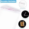 100/200 Pieces Clear Plastic Cello Bag Resealable Self Sealing Cellophane Bag. 
