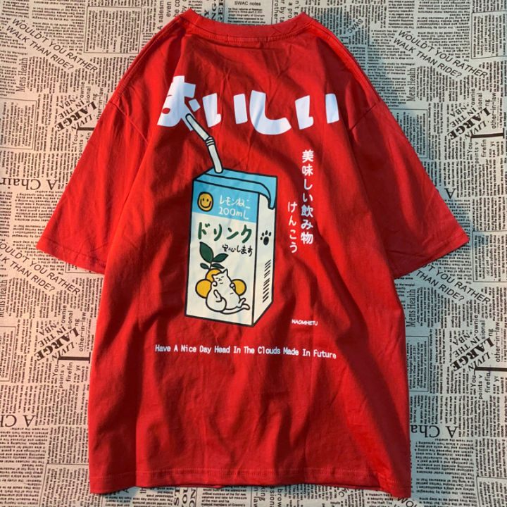 Cute%20Japanese%20Cat%20Print%20Oversized%20T-shirt%20Women%20Men%20Short%20Sleeve%20Loose%20Casual%20Tee%20Shirt%20Streetwear%20Tops%20Cotton%20Harajuku%20Clothing%20-%20Image%202