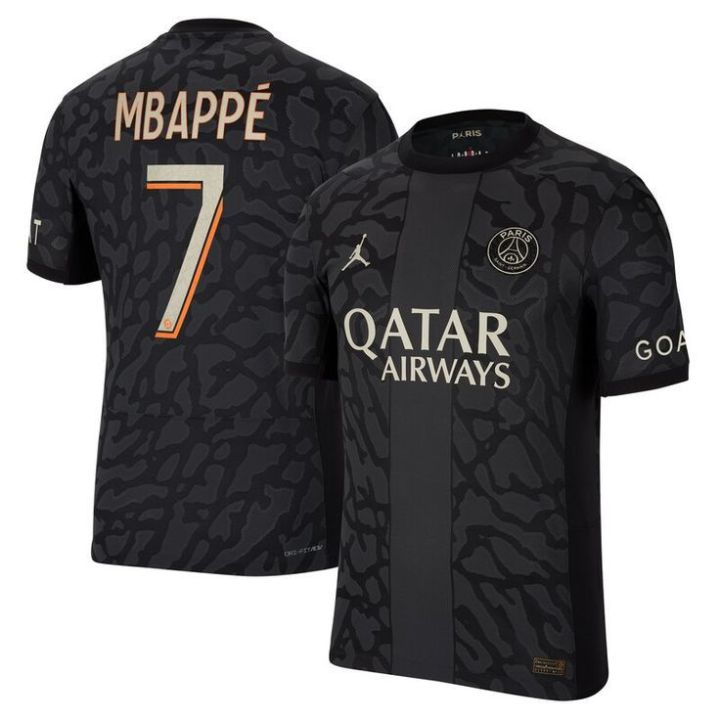 psg kit black kit new kit mbappe 7 kit mbappe shirt psg kit paris kit paris jersey psg kit new best quality kit Daraz.pk