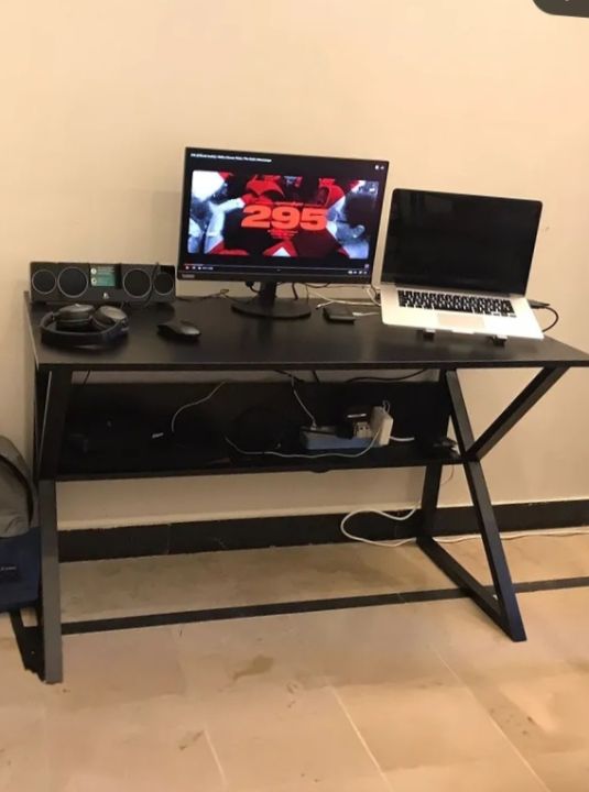 Arqam.pk Modern Computer / Study Table with Storage Shelf | Daraz.pk