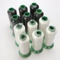 Amo Crystal Clear Nylon Invisible Thread Stitching For Lightweight Fabrics Transparent Thin String  0.12mm 6600M White and Black. 