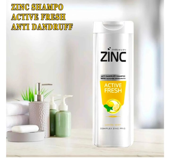 Zinc%20Anti%20Dandruff%20Shampoo%20Active%20Fresh%20Lemon%20Mint%20340ml%20-%20Image%202