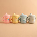 1PCS Cartoon Silicone Baby Feeding Cup BPA Free Leak Proof Training Cup With Handle Travel Friendly Dishwasher Safe Baby Stuff. 