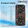 AIBOMAN Video Card GTX1660Ti 6GB GDDR6 192Bit 1530MHz GPU PCI-E 3.0 HDMI DP DVI Output Gaming Graphics Cards.