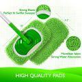 2 Pack Reusable Dry Sweeping Cloths Microfiber Wet Mop Pads Compatible with Swiffer Sweeper Mop Replacement. 
