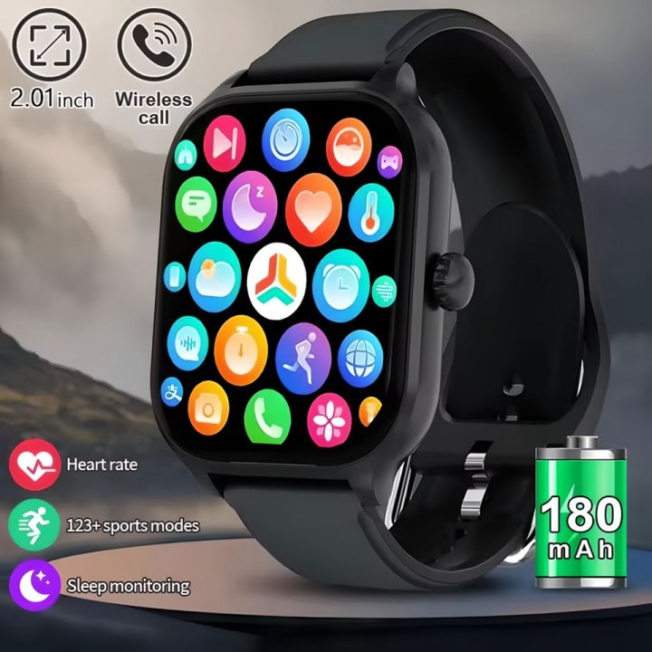 H9 Pro Max 2026 New 2.01’’ Smartwatch Dial Answer Call Heart Rate Blood Oxygen Sleep Monitoring Sports Men's Smart Watch Women's