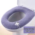 Thicken Toilet Seat Cover Mat Winter Warm Soft Washable Closestool Mat Seat Case Toilet Lid Pad Bidet Cover Bathroom Accessories. 