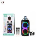 Powerful 3000W Speaker Bluetooth 5.1 Party Box Speaker with Dual 6.5” Drivers, USB/TF MP3 Playback, 4000mAh Rechargeable Battery, RGB LED Lights, TWS Stereo Pairing, 2 Microphones, Wireless Music Fun  Party Speaker. 