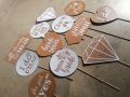 Pack of 12 Bride to Be wedding Props. 