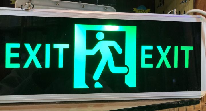 LED Exit Sign Board High Quality