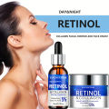 Retinol Cream Serum Combo Set Locks In Moisture Repairs Skin Smoothes Wrinkles Increases Elasticity For Younger Healthier Skin.