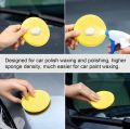 12Pcs Round Car Waxing Polish Wax Foam Sponge High Density Applicator Pads Cleaning Sponge Auto Detail Washing Car Cleaning Tool. 