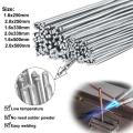 5/10pcs Aluminum Welding Rods 1.6mm/2.0mm No-Solder Low-Temp Brazing Wire length 250/330/500mm for Welding Coppers Aluminum Pipe.