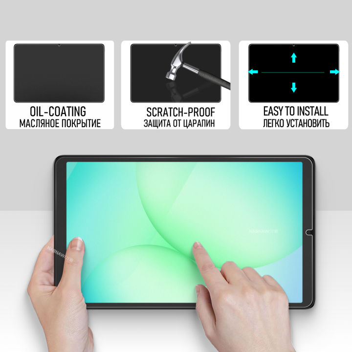 For%20%20%20Tab%20A11%20Full%20HD%20Tempered%20Glass%20Film%20Screen%20Protector%20On%20%20Tab%20A11%208.7-inch%20PC%20Scratch%20Proof%20Cover%202-Pack%20-%20Image%202