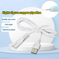 1 Pcs 80cm Usb Cable Charging Line Copper Line Hole Suit 5v Flashlight Shaver Hair Clipper Wire Single Hole 1.8. 