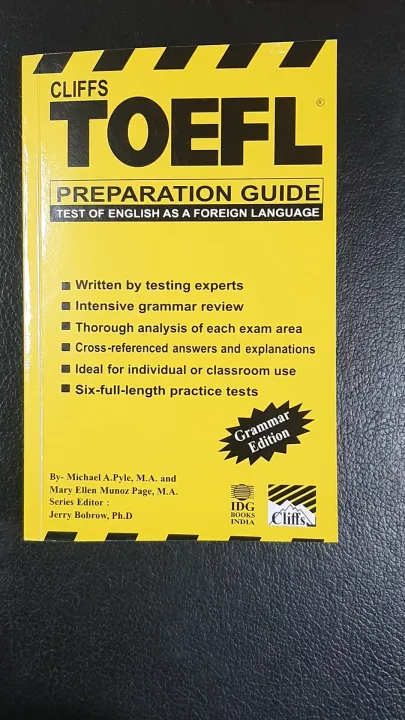📘 Cliff’s TOEFL Prep Guide | Complete Test Practice & Exam Strategies ...