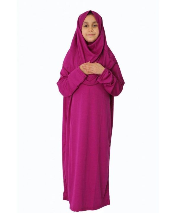 Prayer Dress for Girl Children, Kids Abaya, Children Burqa, Muslim Girl Child Prayer Dress, Girl Hijab Prayer Dress, Prayer Hijab Kids