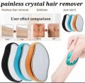 Hair Remover Crystal Magic Painless Epilator Exfoliation Cleaning Tool for Hair Removal. 