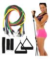 5 In 1 Power Resistance Band Home Gym Equipment/Exercise Bands. 