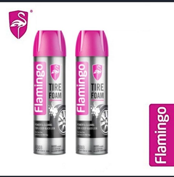 Pack of 2 Flamingo Tire Foam Spray (Imported)