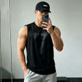 Running Tank Top Men Summer Sport Gym Vest Quick Dry Training Tanktop Workout Singlets Man Fitness Bodybuilding Sleeveless Shirt. 