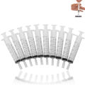 10pcs Disposable Plastic Injector Syringe No Needle for Lab Nutrient Measuring Small Pet Food Feeder (Without Needle) 2024.