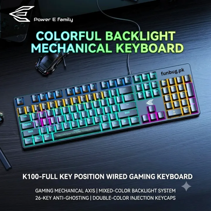 Original%20HP%20Blue%20Switch%20Mechanical%20Gaming%20Keyboard%20Wired%20USB%20With%20RGB%20Backlight%20104%20Key%20By%20FunBug%20Board%20-%20Image%203