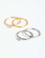 4 Pcs Nose Rings Stainless Steel Nose Hoop Golden Nose Ring Silver Nose Ring Stud Nose Piercing Jewelry Nose Accessories Body Jewelry Fashion Nose Ring Trendy Nose Rings Lightweight Durable Nose Ring Elegant Nose Jewelry Stylish Nose Piercing Set. 