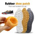 1Pair Anti-skid DIY Replacement Shoes with Thickened Rubber Soles to Repair Wear-resistant Rubber Anti-wear Patches. 