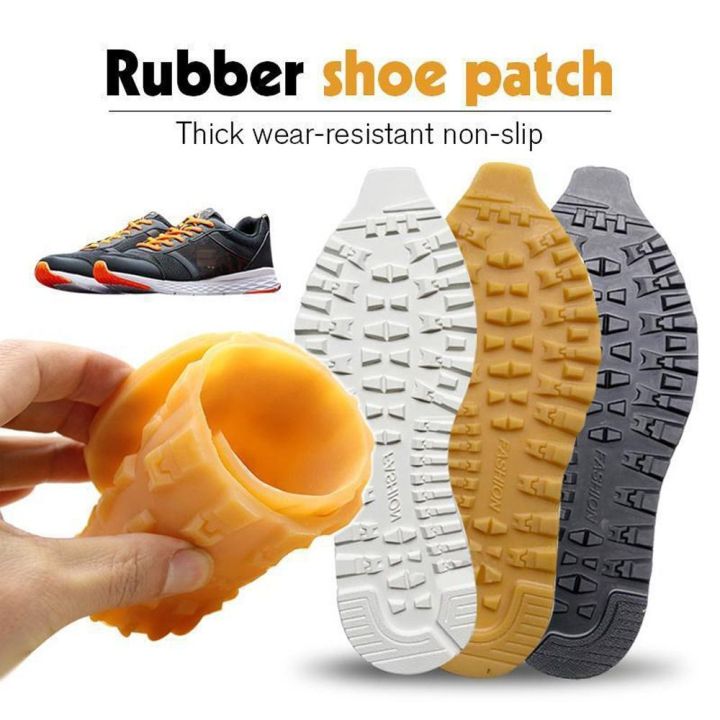 1Pair Anti-skid DIY Replacement Shoes with Thickened Rubber Soles to Repair Wear-resistant Rubber Anti-wear Patches