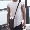 Leeseph Water Bottle Carrier Bag for Stanley 40oz Tumbler with Handle Water Bottle Pouch with Adjustable Shoulder Strap. 