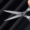 DELI Black Blade Scissors 170mm - Ultra  Non-Sticky for Paper, Cloth & Crafts. 