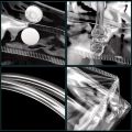 5/10/20/30PCS Transparent Plastic Gift Bag with Handle Reusable PVC Gift Clear Packaging Wedding Birthday Party Portable Handbag.