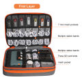 Portable Electronic Accessories Travel case,Cable Organizer Bag Gadget Carry Bag for iPad,Cables,Power,USB Flash Drive, Charger. 