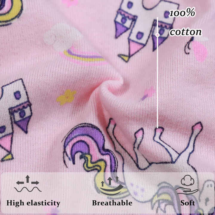 1/3/6/9%20Pcs%20Children's%20Girls%20Panties%20100%25%20Cotton%20Soft%20Pretty%20Cartoon%20Unicorn%20Print%20Underwear%20For%20Girls%20Undies%20Boxer%20Breathable%20-%20Image%203