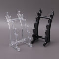 Wholesale Plastic Transparent 6 Slot Pencil Pen Spoon Jewelry Display Holder Stand Rack. 