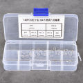 140pcs M1/M1.2/M1.4/M1.6/M2/M2.5/M3 Thread Stainless Steel Hex Hexagonal Nuts Industrial And Construction Fasteners. 