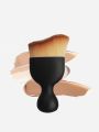 2PCS Oval Foundation Makeup Brushes - Toothbrush Shape Kabuki Brush for Liquid Foundation, Cream Blending, Contouring | Soft Syn.