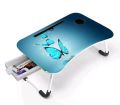 waterproof foldable laptop table and kids reading table with drawer. 