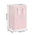 75L Large Laundry Basket Bag Freestanding Clothes Basket Laundry Hamper Collapsible Tall Washing Basket With Extended Handles. 