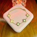 Five Clover Trendy Elegant Vancleef latest design Bracelet for wo. 