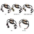 H1/H3/H4/H7/H8/H9/H11 Automotive LED Canbus Load Resistor Controller Fault Eliminator LED Decoder Light Error Free 12V Resistor.